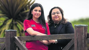 <p>Manizha Khan and her daughter, Marjan, have received a warm welcome in Ireland since moving here in 2021. Picture: Noel Sweeney</p>