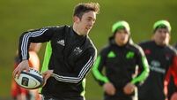 Former Cork hurler Darren Sweetnam to make first PRO12 start for Munster