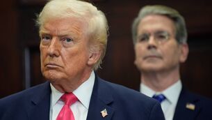 <p>US President Donald Trump and Scott Bessent, US treasury secretary. Picture: Yuri Gripas/CNP/Bloomberg via Getty Images</p> <p>US President Donald Trump and Scott Bessent, US treasury secretary. Picture: Yuri Gripas/CNP/Bloomberg via Getty Images</p>