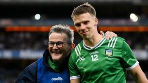 <p>FUMING: Limerick manager Jimmy Lee and captain Cillian Fahy after last year's Allianz Football League Division 4 final. Pic: Ramsey Cardy/Sportsfile</p> <p>FUMING: Limerick manager Jimmy Lee and captain Cillian Fahy after last year's Allianz Football League Division 4 final. Pic: Ramsey Cardy/Sportsfile</p>