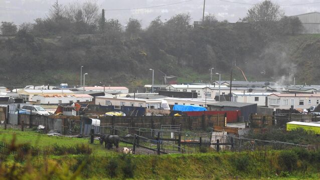 <p>Spring Lane halting site is home to more than 140 people, who live in up to 80 mobile homes. The caravans are organised in blocks which are navigated by dusty and potholed makeshift lanes.  File picture: Larry Cummins</p>