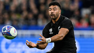 <p>Richie Mo'unga last played for New Zealand in the 2023 Rugby World Cup final. Pic: ©INPHO/Photosport/Andrew Cornaga</p>
