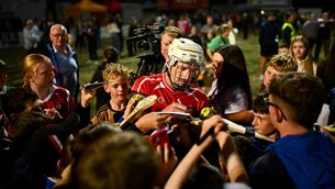 <p>Davy Russell's Best started with a full-forward line featuring Patrick Horgan and Shane Kingston. Pic: Piaras Ó Mídheach/Sportsfile</p>