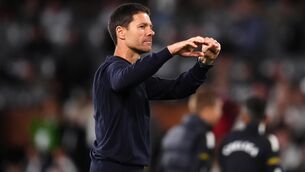 <p>Xabi Alonso after the match (John Walton/PA)</p> <p>Xabi Alonso after the match (John Walton/PA)</p>