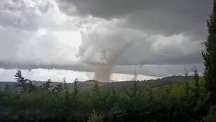 <p>This video grab taken from Villefloure, shows a tornado hitting Pomas, southwestern France, on August 24, 2026. A tornado struck the Aude department on August 24 as part of southwestern France remained under an orange storm alert, with several rooftops torn off in the village of Pomas, an AFP photographer at the scene reported. Photo: Cyrille Kaldor/UGC/AFP/AFP via Getty Images</p> <p>This video grab taken from Villefloure, shows a tornado hitting Pomas, southwestern France, on August 24, 2026. A tornado struck the Aude department on August 24 as part of southwestern France remained under an orange storm alert, with several rooftops torn off in the village of Pomas, an AFP photographer at the scene reported. Photo: Cyrille Kaldor/UGC/AFP/AFP via Getty Images</p>