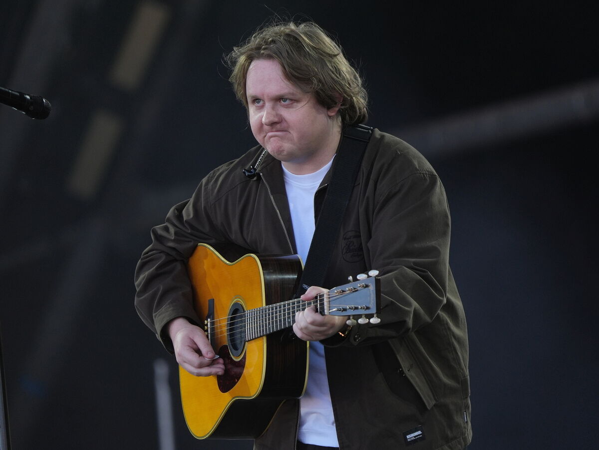 Lewis Capaldi performing on the Pyramid Stage during the Glastonbury Festival in June this year. The Scottish singer-songwriter will headline EP on Friday night.