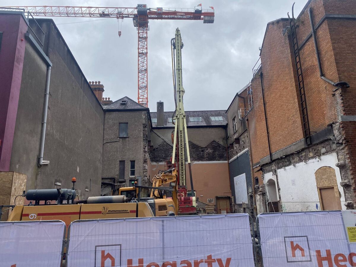 A recent view from Half Moon Street of the redevelopment of the Crawford Art Gallery. 