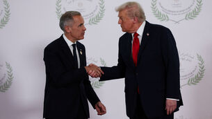 <p>Canadian Prime Minister Mark Carney and US President Donald Trump (PA)</p>