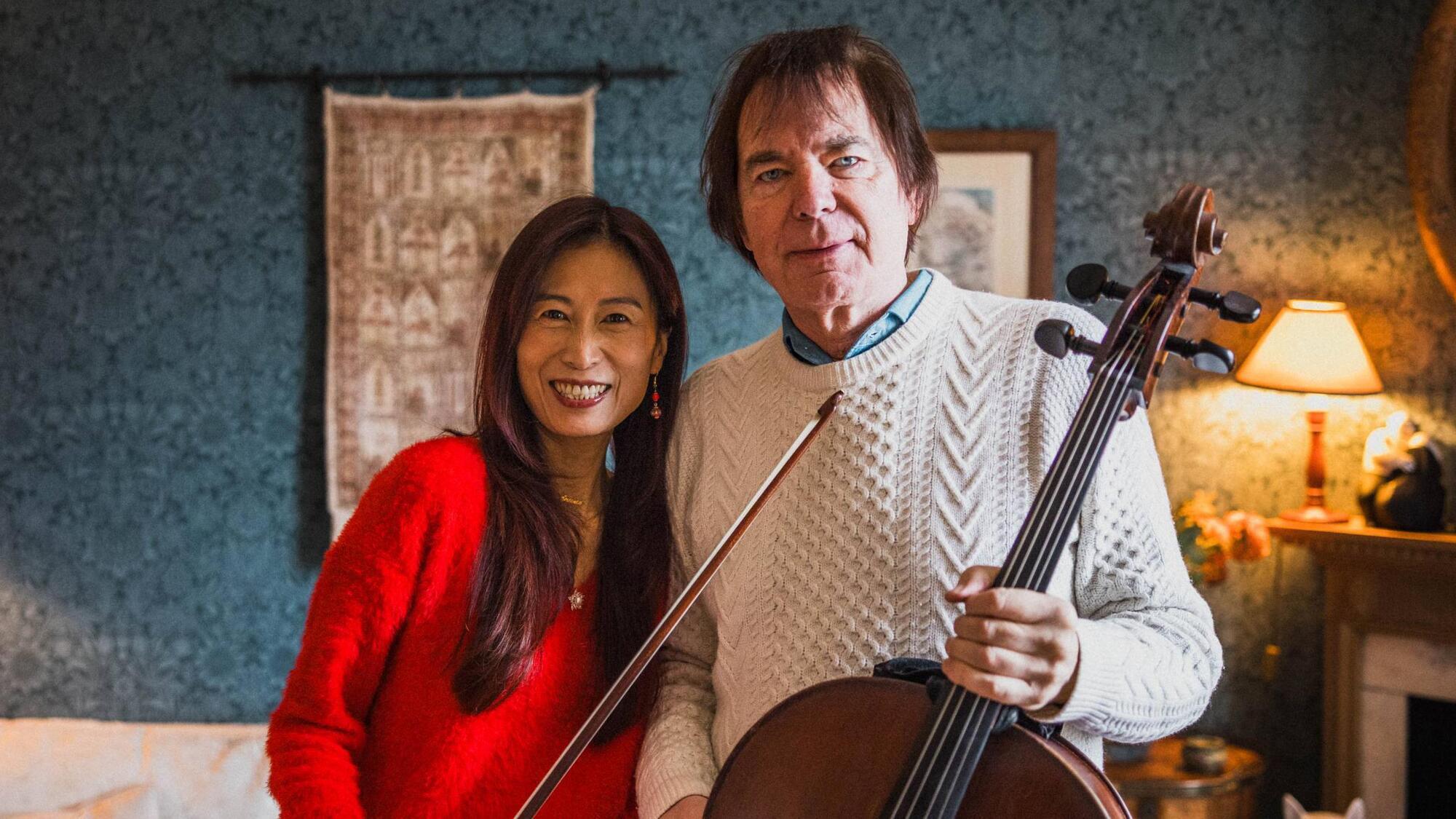 Julian Lloyd Webber and his wife Jiaxin play at St Luke's in Cork as part of their Irish tour. 