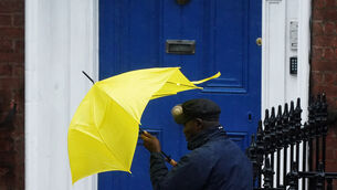 The status yellow warning covers Carlow, Kilkenny, Waterford, Wexford and Wicklow (Brian Lawless/PA)