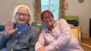 <p>Ita Tobin with her daughter Aisling Hogan.</p>