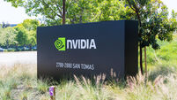 Santa Clara, California, USA - April 26, 2018: NVDIA Corporation, headquarters in Silicon Valley. NVDIA Corporation is an Americ