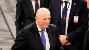 King Harald has been unwell for a number of weeks (AP)