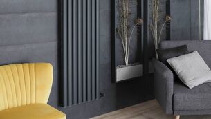 <p>Here a modern radiator is balanced against some artful panelling, visually earning the space. The tonal blue gives it a sense of belonging. Milano Aruba in Graphite from €296, Best Heating.</p> <p>Here a modern radiator is balanced against some artful panelling, visually earning the space. The tonal blue gives it a sense of belonging. Milano Aruba in Graphite from €296, Best Heating.</p>