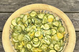 Pickled Courgette