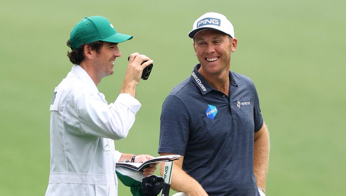 Simon Keelan on the bag for Seamus Power at the 2023 Masters. Pic: Andrew Redington/Getty Simon Keelan on the bag for Seamus Power at the 2023 Masters. Pic: Andrew Redington/Getty