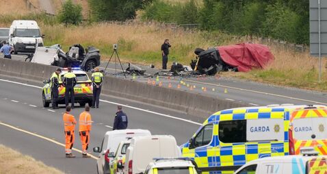 Crash on M9 in Co Kildare