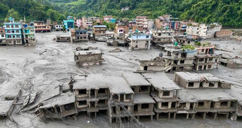 TOPSHOT-NEPAL-WEATHER-LANDSLIDE-FLOODS