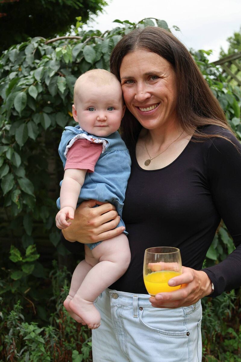 Annalise Murphy with her daughter Juliette Annalise Murphy with her daughter Juliette