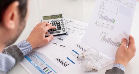Calculating energy efficiency and energy bill papers