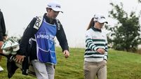 Leona Maguire walks down the 10th hole 27/8/2026