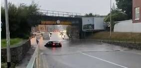 Flash flooding in Killarney on August 27 2026. Picture: Screenshot from Kerry County Council - Comhairle Contae Chiarraí/X Flash flooding in Killarney on August 27 2026. Picture: Screenshot from Kerry County Council - Comhairle Contae Chiarraí/X