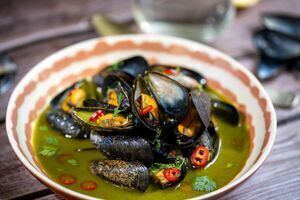 Chermoula mussels