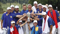 Danny Willet, Andy Sullivan, Darren Clarke, Victor Dubuisson, Ian Poulter, Lee Westwood, Ross Fisher, Kristoffer Broberg, Shane