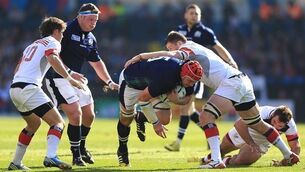 Another World Cup upset on the cards? USA lead Scotland 13-6 at half-time
