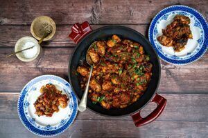Pork Meatballs in Coconut and Tomato Sauce