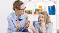 Using toys during play therapy