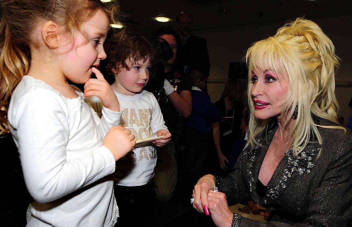 Dolly Parton launches the Imagination Library, which was inspired by her father, who never learned to read. File picture: Rui Vieira/PA
