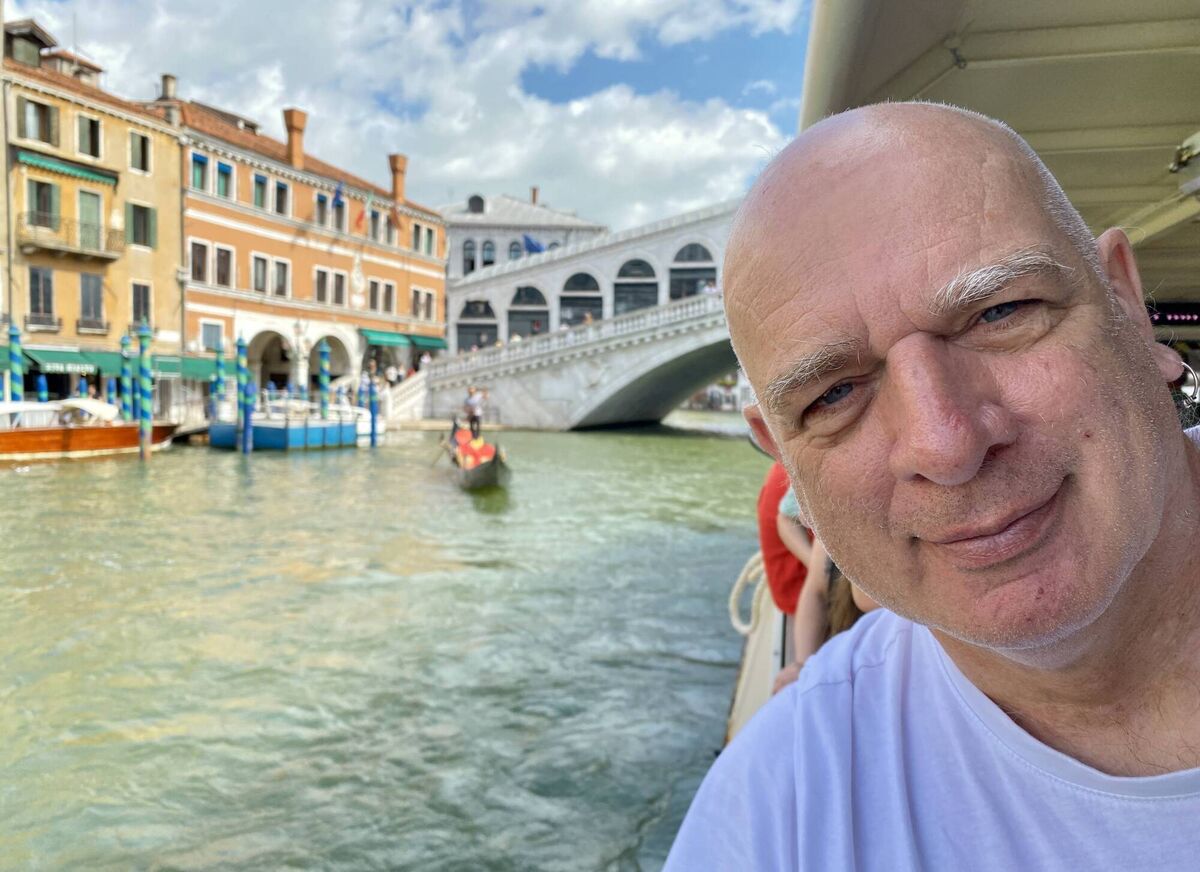 Marc O'Sullivan Vallig in Venice. Marc O'Sullivan Vallig in Venice.