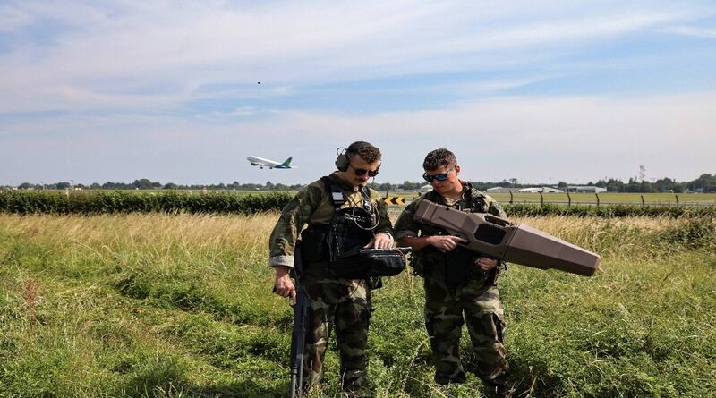 A counter drone team at Dublin Airport (Defence Forces/PA) A counter drone team at Dublin Airport (Defence Forces/PA)