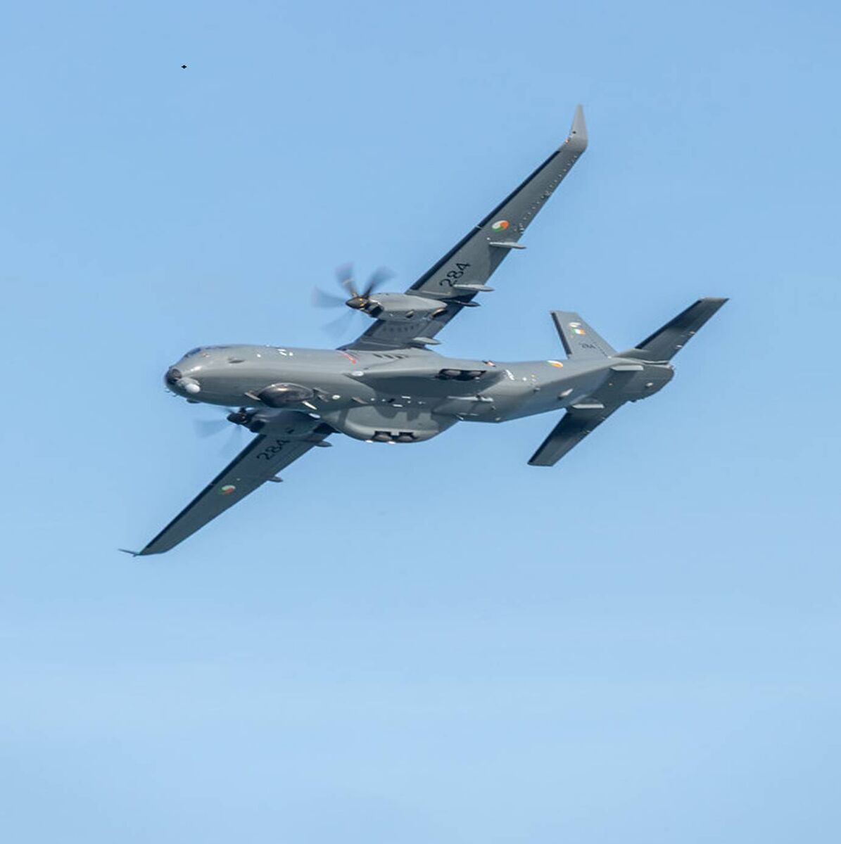 A C-295 aircraft conducting surveillance (Defence Forces/PA) A C-295 aircraft conducting surveillance (Defence Forces/PA)