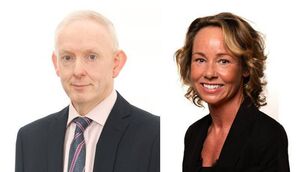 <p>Seán Cotter and Gráinne Mannion, newly appointed  with the Corporate Enforcement Authority. </p>