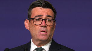 <p>British prime minister Andy Burnham has said the possibility of an Irish border poll was 'off the table'.</p>