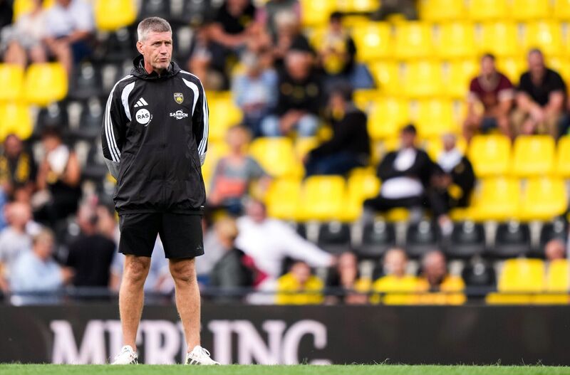 La Rochelle head coach Ronan O'Gara before the pre-season match between La Rochelle and Munster. Pic: Emilian Baldow/Sportsfile