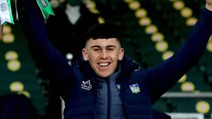 <p>Jason Gillane lifts the Liam MacCarthy Cup. Pic: Ryan Byrne</p> <p>Jason Gillane lifts the Liam MacCarthy Cup. Pic: Ryan Byrne</p>