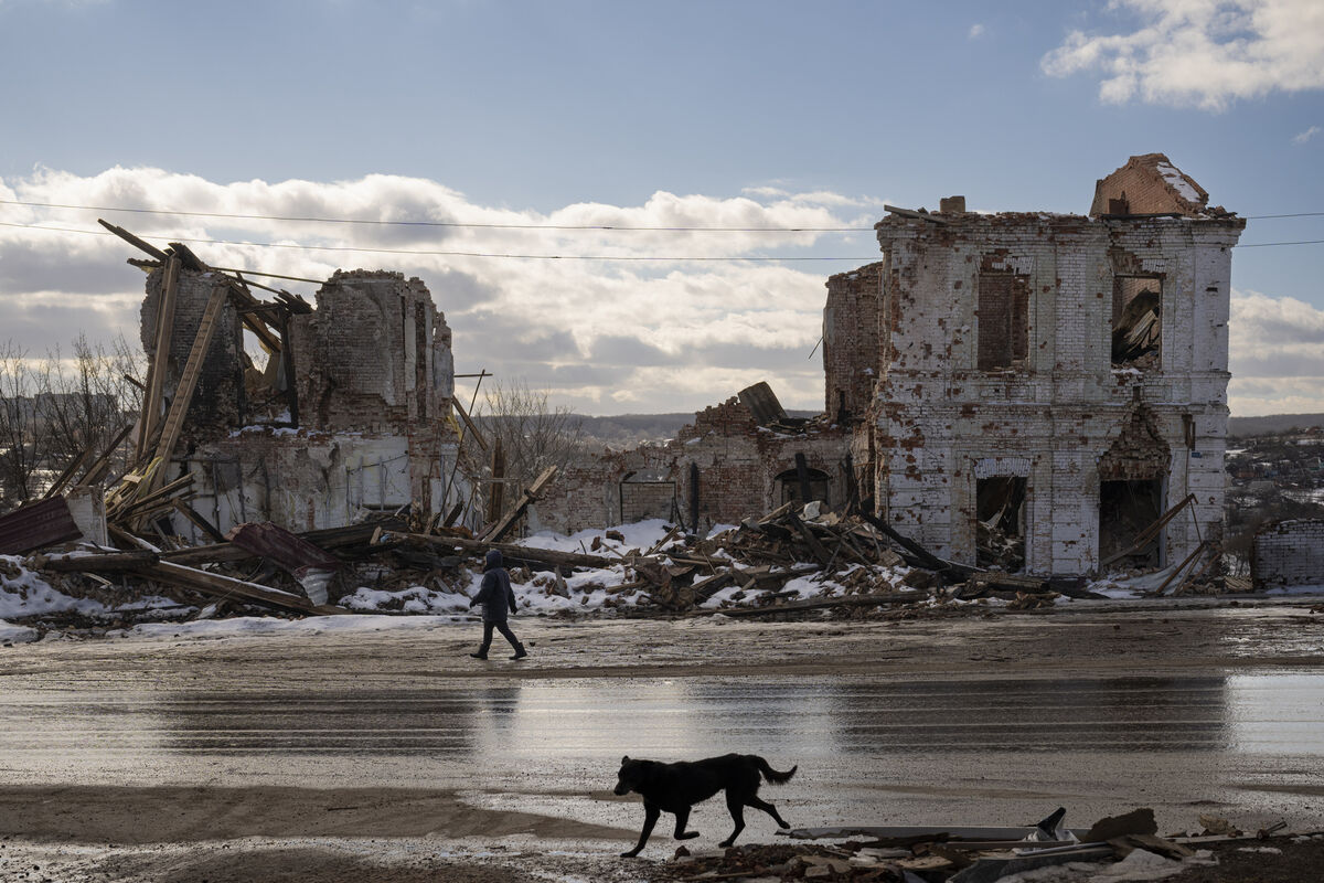 Much of the city of Kupiansk has been destroyed by Russian strikes. 80-year-old former neurosurgery nurse Halyna Nikiforova is one of the Ukrainians at Citywest who spoke with Gráinne Ní Aodha. See below. Picture: Vadim Ghirda/AP Much of the city of Kupiansk has been destroyed by Russian strikes. 80-year-old former neurosurgery nurse Halyna Nikiforova is one of the Ukrainians at Citywest who spoke with Gráinne Ní Aodha. See below. Picture: Vadim Ghirda/AP