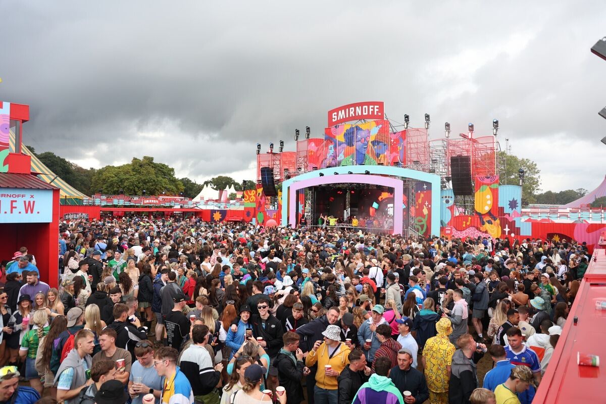 The Smirnoff stage area during the Electric Picnic festival at Stradbally in Co Laois. Picture: Evan Treacy/PA Wire The Smirnoff stage area during the Electric Picnic festival at Stradbally in Co Laois. Picture: Evan Treacy/PA Wire