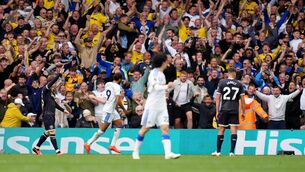 <p>Leeds United's Dominic Calvert-Lewin (second left) celebrates. Pic: Annabel Lee-Ellis/PA Wire.</p> <p>Leeds United's Dominic Calvert-Lewin (second left) celebrates. Pic: Annabel Lee-Ellis/PA Wire.</p>