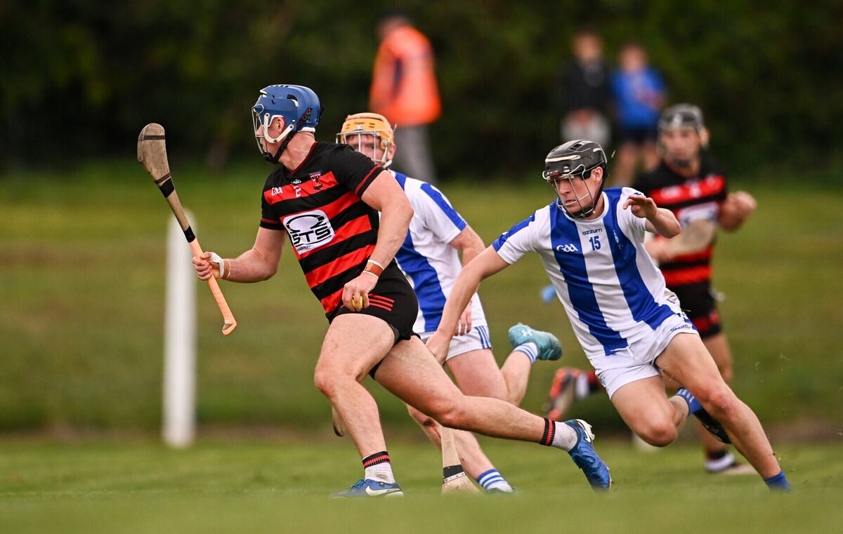 Aaron O'Neill of Ballygunner in action against Aaron Ryan of Fourmilewater during the Waterford County Senior Club Hurling Championship final match between Ballygunner and Fourmilewater at Cappoquin Logistics Fraher Field in Dungarvan, Waterford. Photo by Ben McShane/Sportsfile Aaron O'Neill of Ballygunner in action against Aaron Ryan of Fourmilewater during the Waterford County Senior Club Hurling Championship final match between Ballygunner and Fourmilewater at Cappoquin Logistics Fraher Field in Dungarvan, Waterford. Photo by Ben McShane/Sportsfile