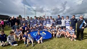 <p>Castlehaven celebrate winning the Clóna Milk Carbery U21A football championship title. Picture: Ger McCarthy </p> <p>Castlehaven celebrate winning the Clóna Milk Carbery U21A football championship title. Picture: Ger McCarthy </p>