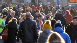 <p>In 2022, the population eclipsed 5m for the first time since the 1851 census and it has not stopped growing since. File picture: Denis Minihane</p> <p>In 2022, the population eclipsed 5m for the first time since the 1851 census and it has not stopped growing since. File picture: Denis Minihane</p>