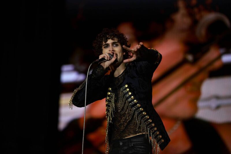 Shane Boose, aka Sombr, performing at Electric Picnic at Stradbally Hall. Picture: Debbie Hickey/Getty