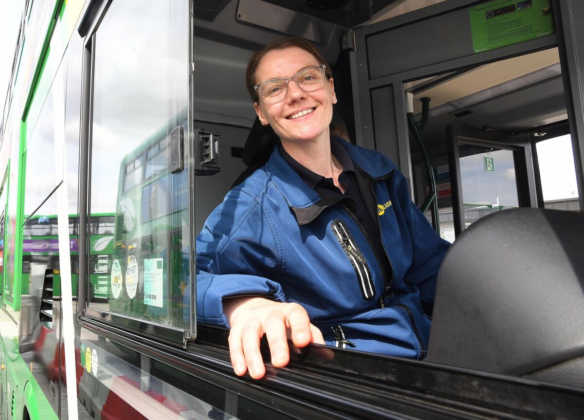 Wendy Ward who has been a bus driver with Dublin Bus for three years. Picture: Moya Nolan Wendy Ward who has been a bus driver with Dublin Bus for three years. Picture: Moya Nolan