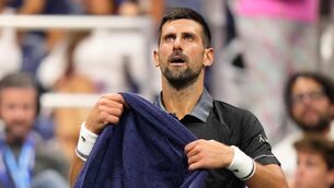 <p>Novak Djokovic was knocked out after a five-set marathon (Frank Franklin II/AP)</p> <p>Novak Djokovic was knocked out after a five-set marathon (Frank Franklin II/AP)</p>