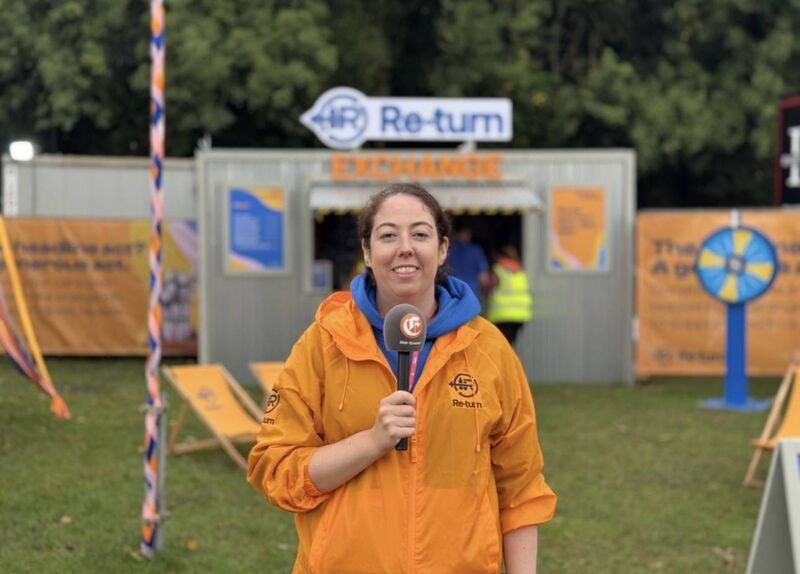 Mary B Dunphy, events and partnership manager with Re-turn, pictured at this year's Electric Picnic festival. Picture: Breda Graham. Mary B Dunphy, events and partnership manager with Re-turn, pictured at this year's Electric Picnic festival. Picture: Breda Graham.