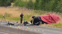 Crash on M9 in Co Kildare